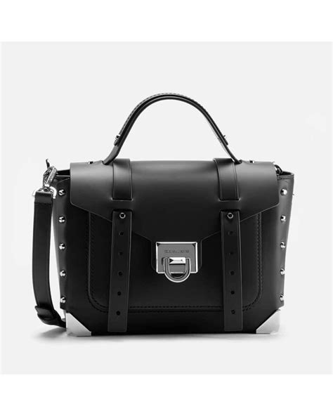 michael kors satchel black medium|Michael Kors manhattan medium satchel.